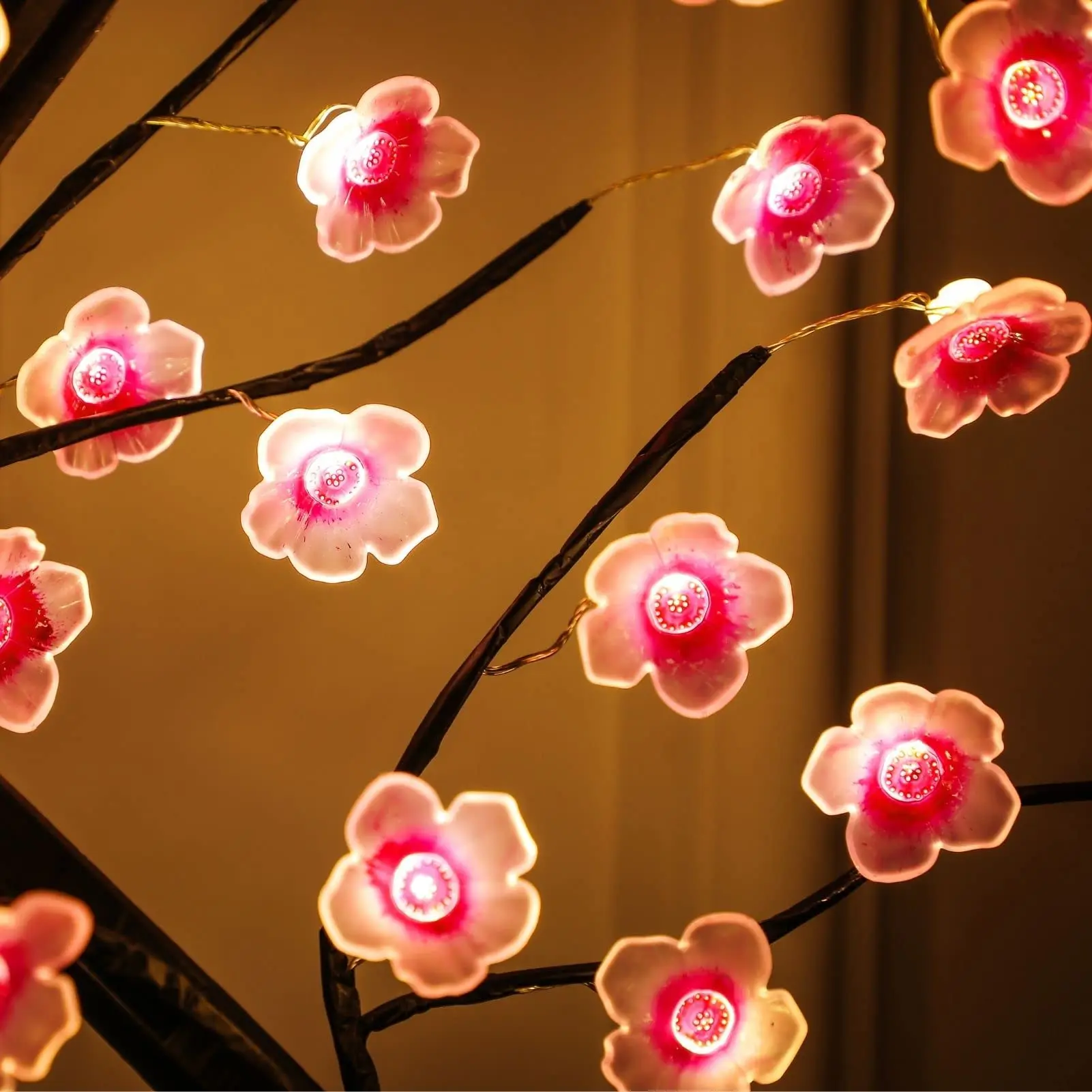 Luz nocturna de árbol de mesa, - Bonsai Garden In Dc reseña y precio