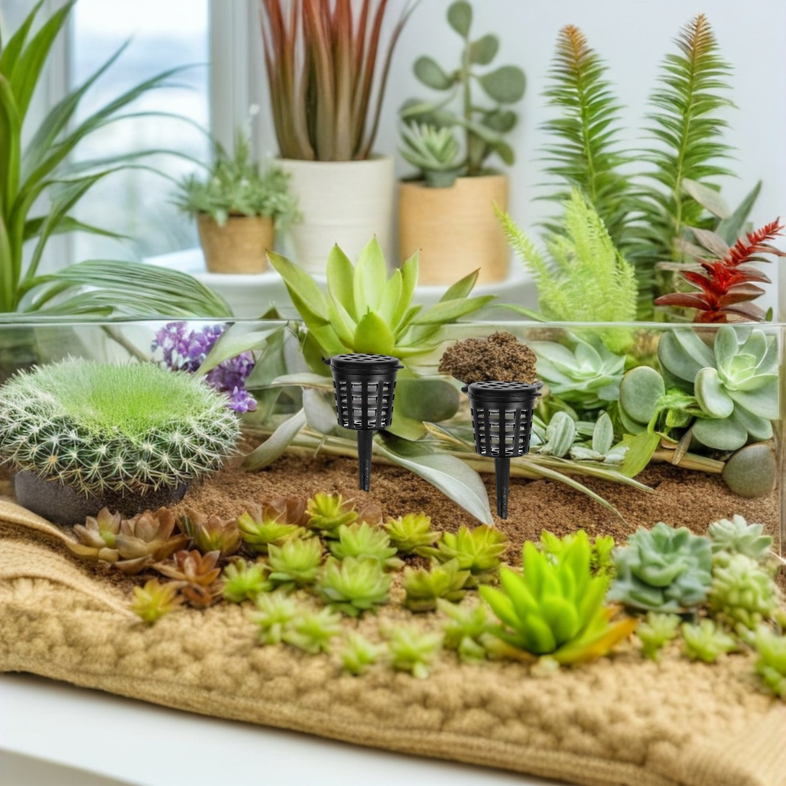 Cesta de Plástico Compacta par - Bonsai Gardener reseña y precio