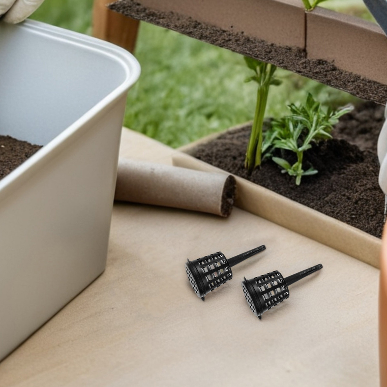 Cesta de Plástico Compacta par - Bonsai Gardener reseña y precio